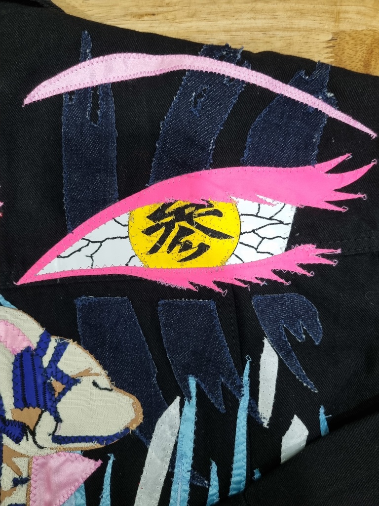 猗窩座 術式展開ジャケット|永遠の強さと闘志を宿すハンドメイドアウター