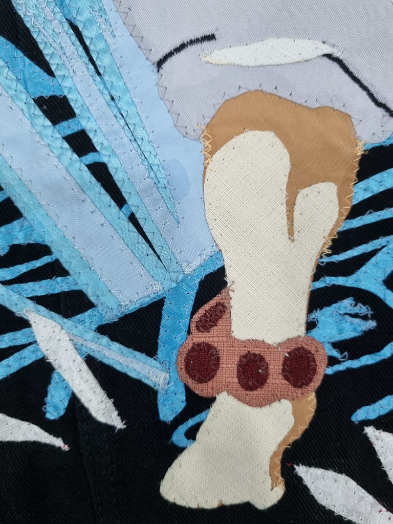 猗窩座 術式展開ジャケット|永遠の強さと闘志を宿すハンドメイドアウター