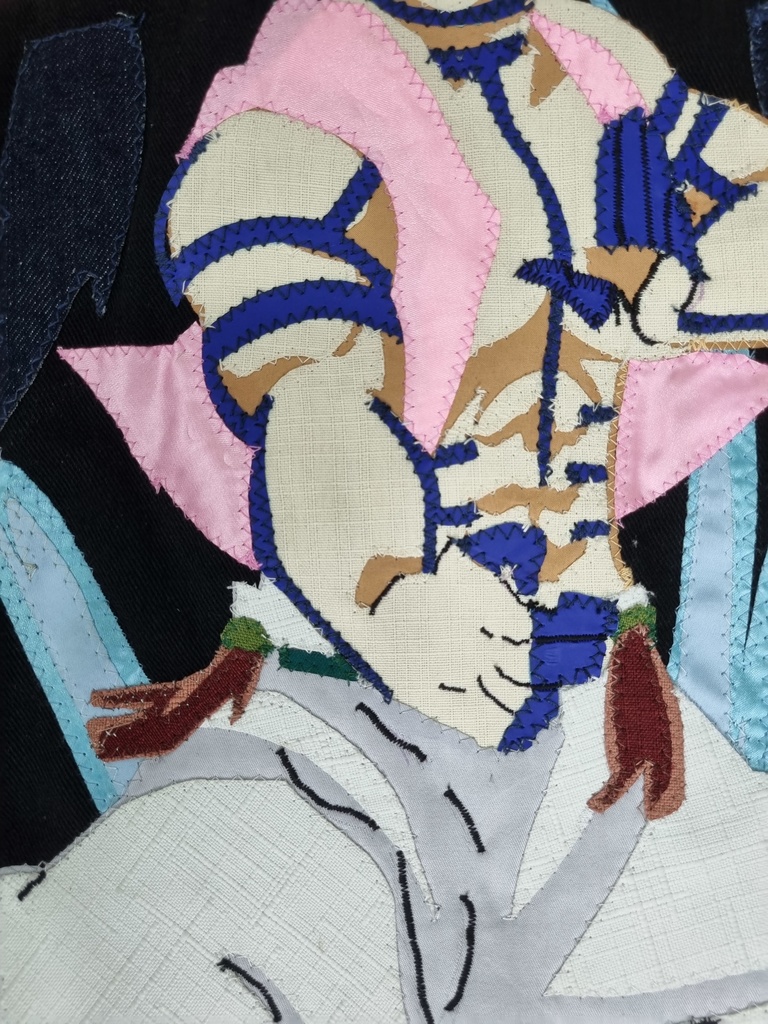 猗窩座 術式展開ジャケット|永遠の強さと闘志を宿すハンドメイドアウター