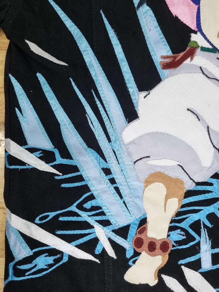 猗窩座 術式展開ジャケット|永遠の強さと闘志を宿すハンドメイドアウター