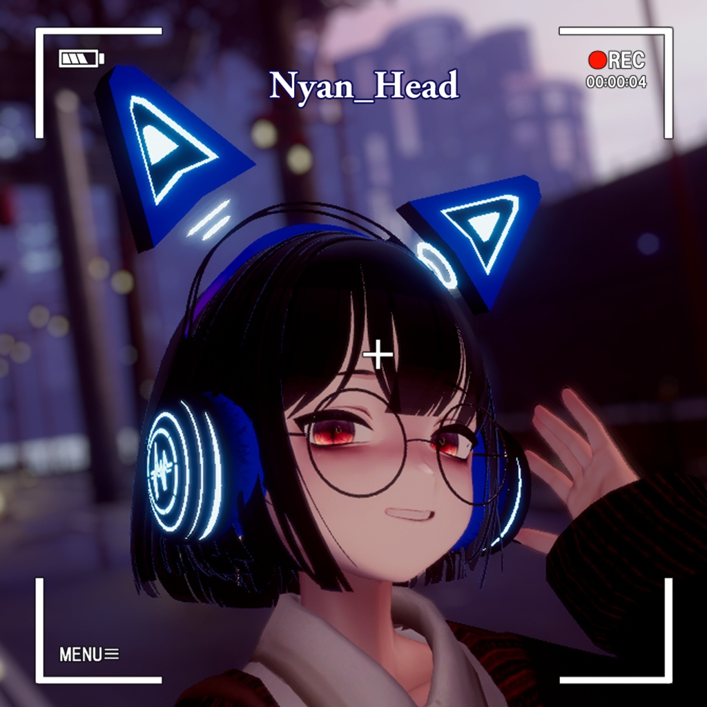 【無料】Nyan_Head[VRC想定]