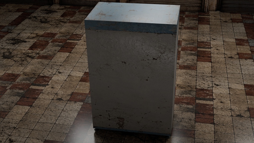 【3Dモデル】古びた証明写真機 ホラー PhotoBooth_Halloween Horror