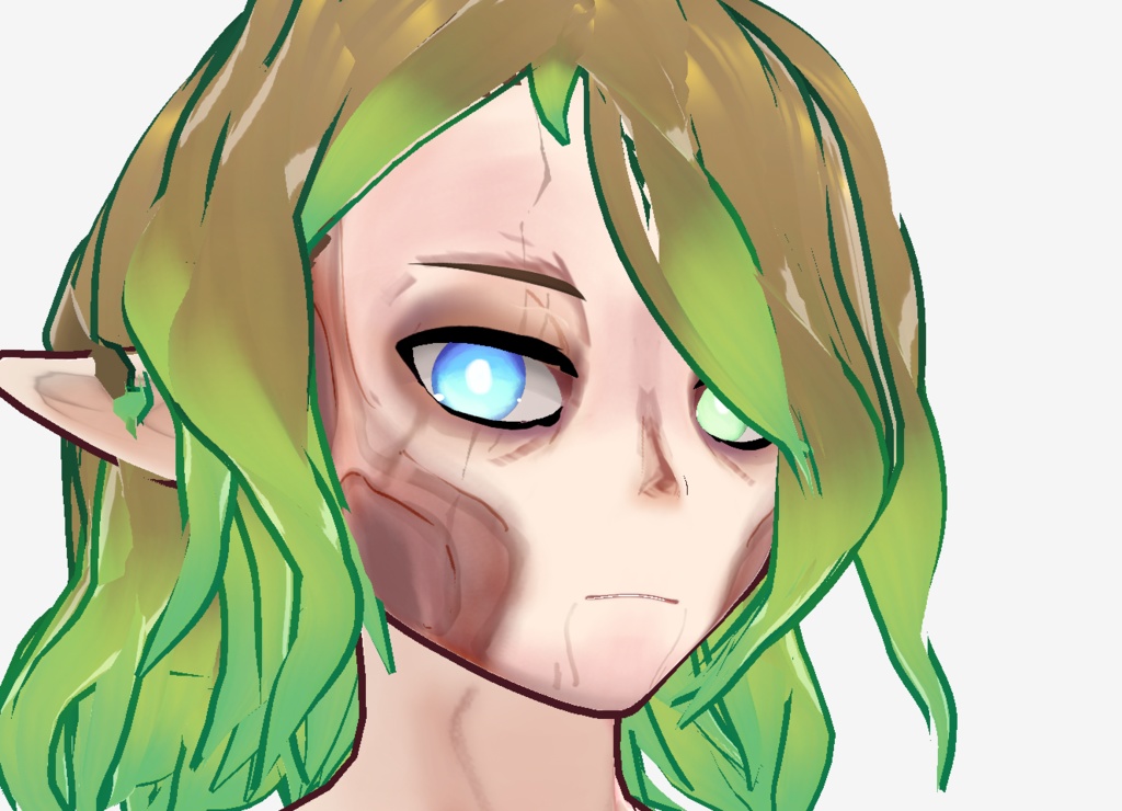 Necrotic - VRoid Body + Face Texture