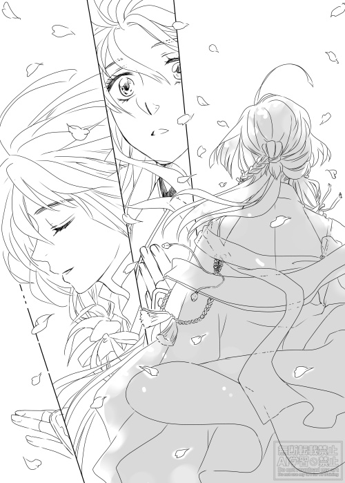 花と灯りと