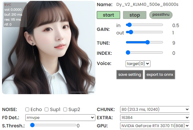 Korean Female Voice Model DY_V5 (RVC v2)