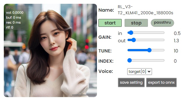 Korean Female Voice Model RL_V1 (RVC v2)