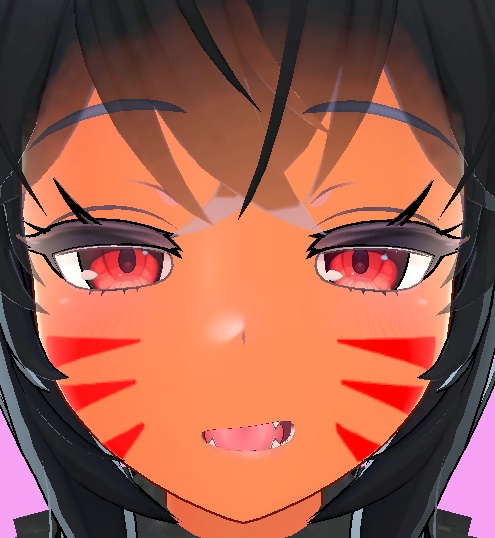 Tan Body With Tribal Tattoos Texture For Wild Tribe set IMERIS| VRC