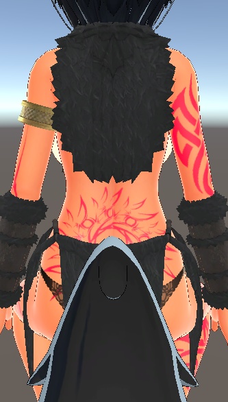 Tan Body With Tribal Tattoos Texture For Wild Tribe set IMERIS| VRC