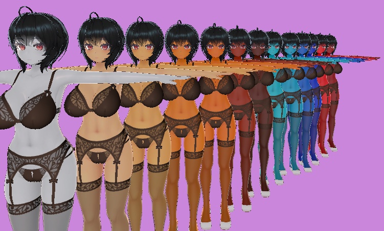 Skin tones Texture For IMERIS | VRC