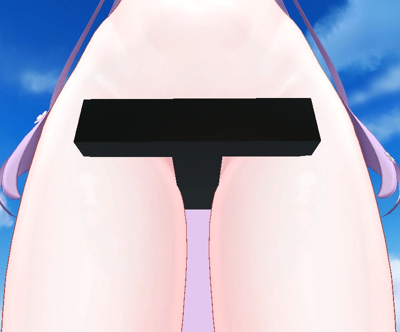 「萌」Moe Censor Bar Outfit