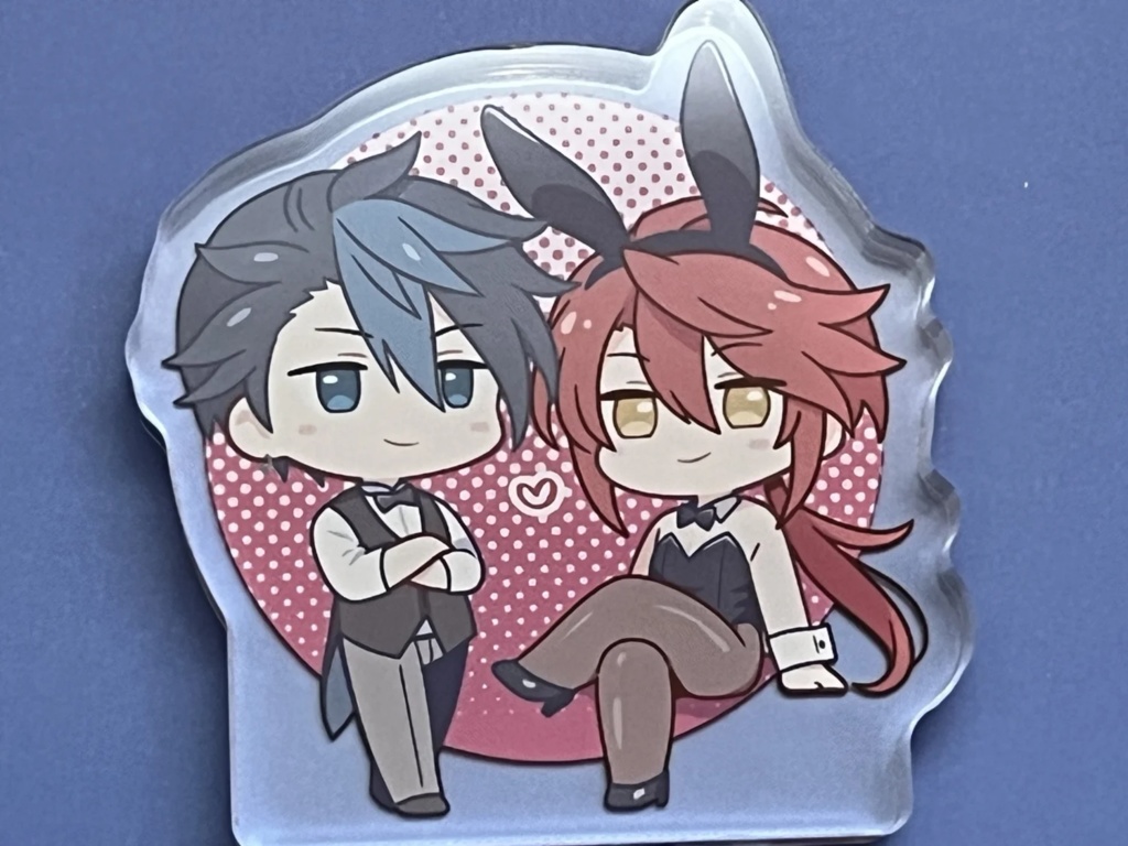 ヴァン&アーロン 自立アクリルブロック