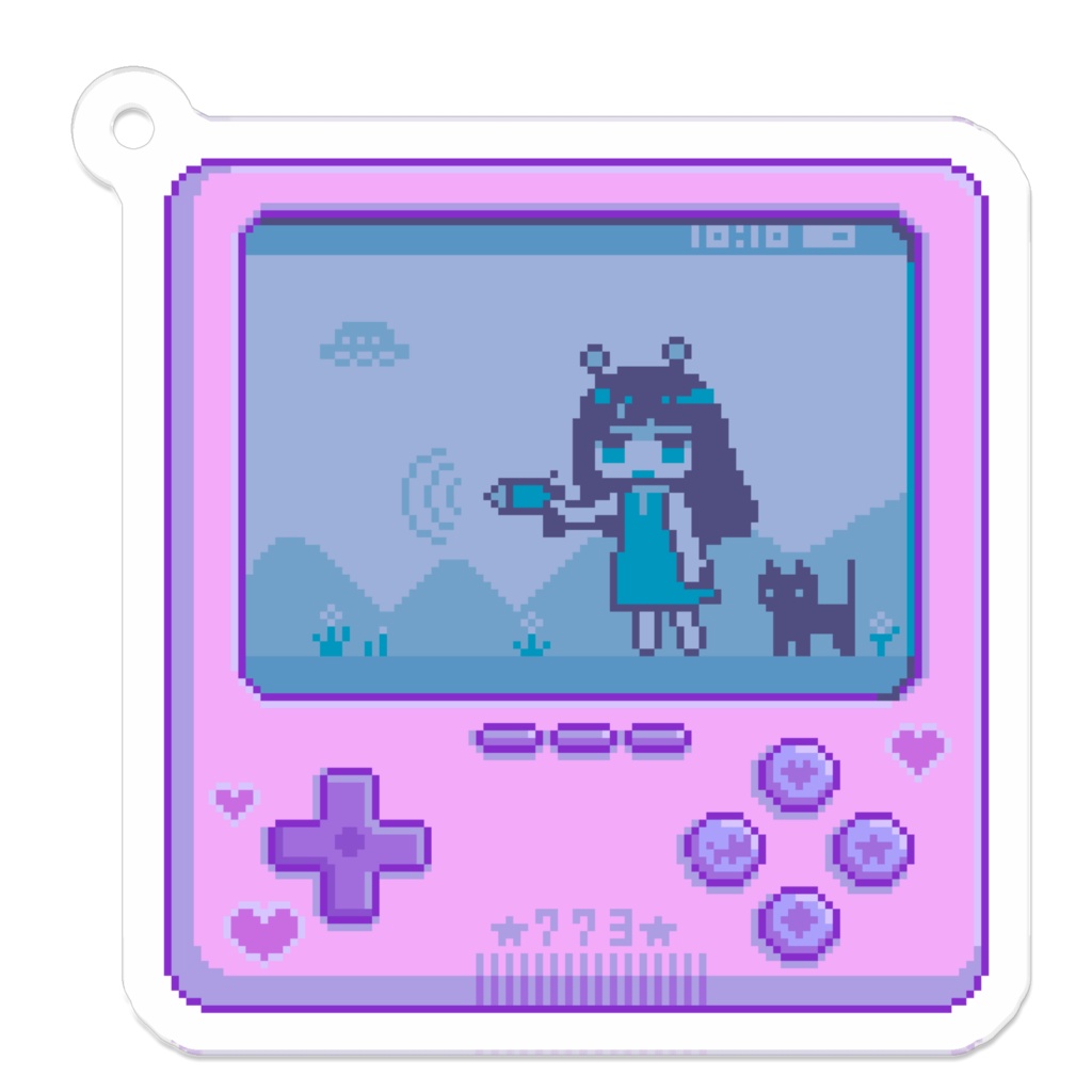 ピコピコアクリルキーホルダー