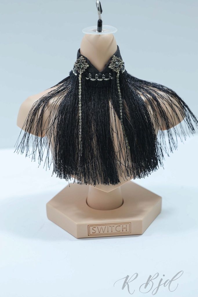 【ID75-SD17】欧風パンクタッセル首飾り