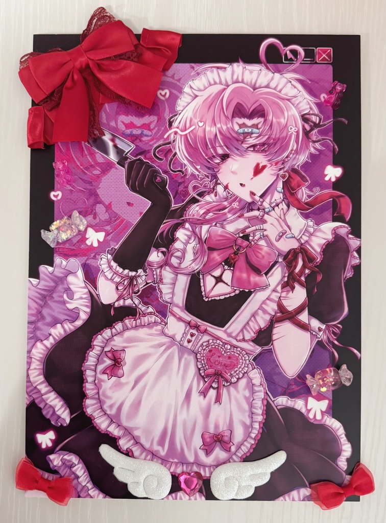 複製画(A4パネル)-｢PINK｣