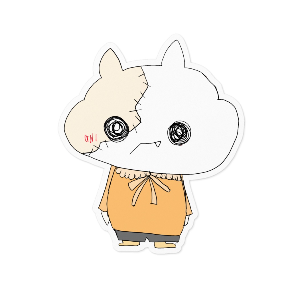 ぬいねこさんステッカー/妹