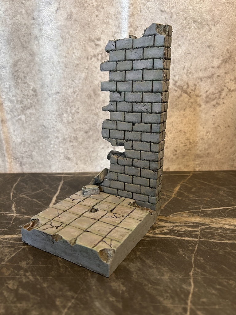 1/12 フィギュア用 遺跡風ミニジオラマ台座