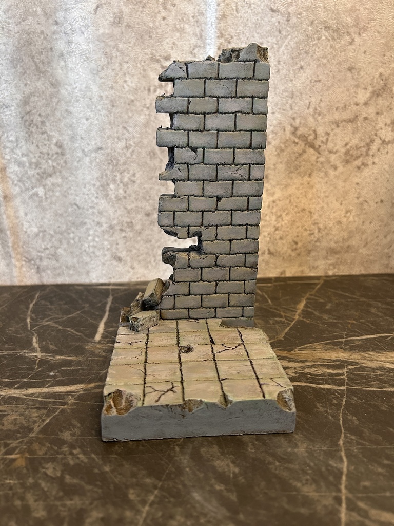 1/12 フィギュア用 遺跡風ミニジオラマ台座 