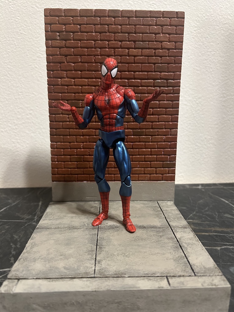 1/12 フィギュア用 海外ストリート風ミニジオラマ