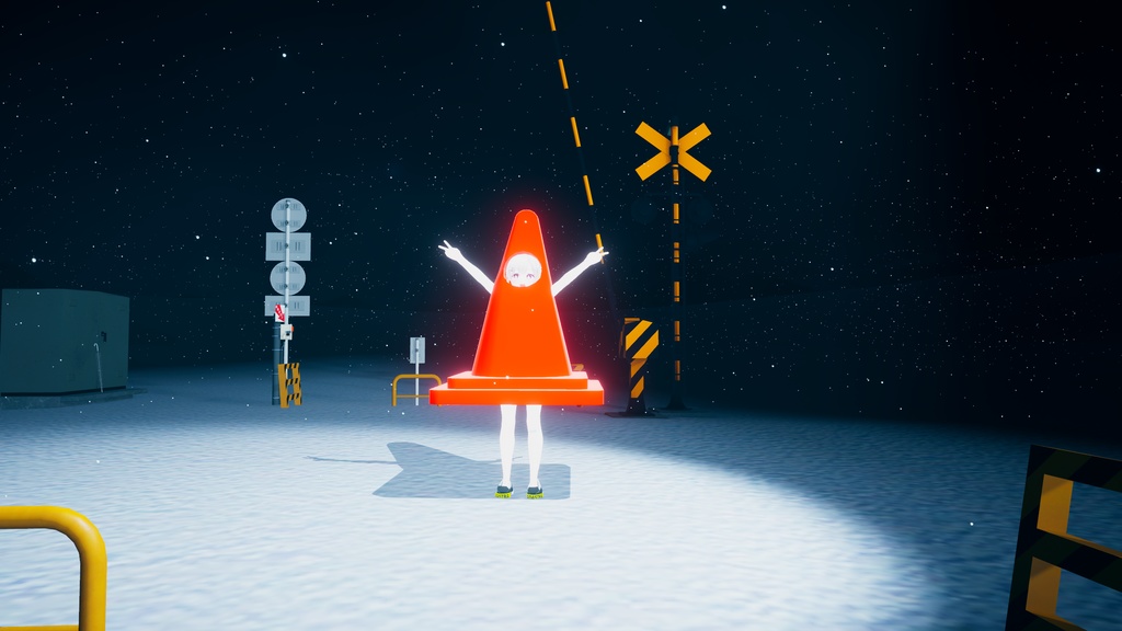 【VRC】無料ダウンロード可!かわいい三角コーン衣装