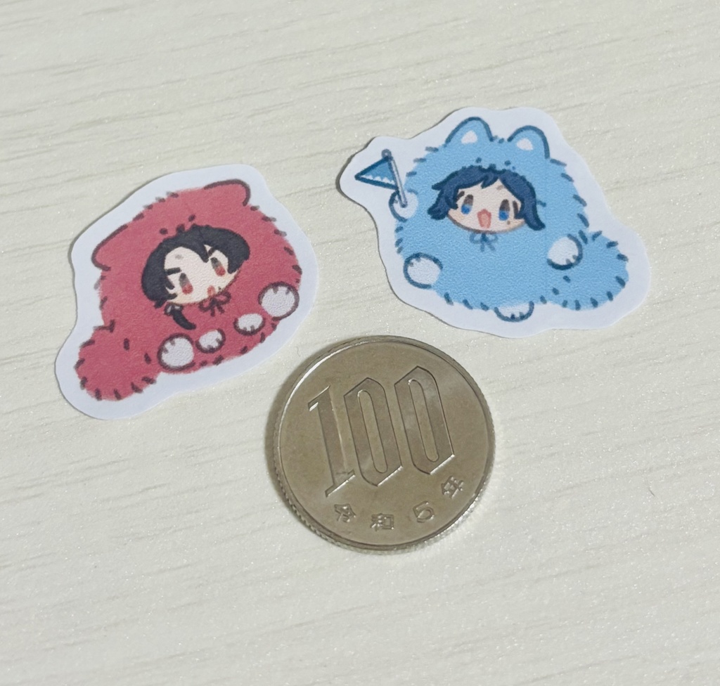 ぽめ男士フレークシール