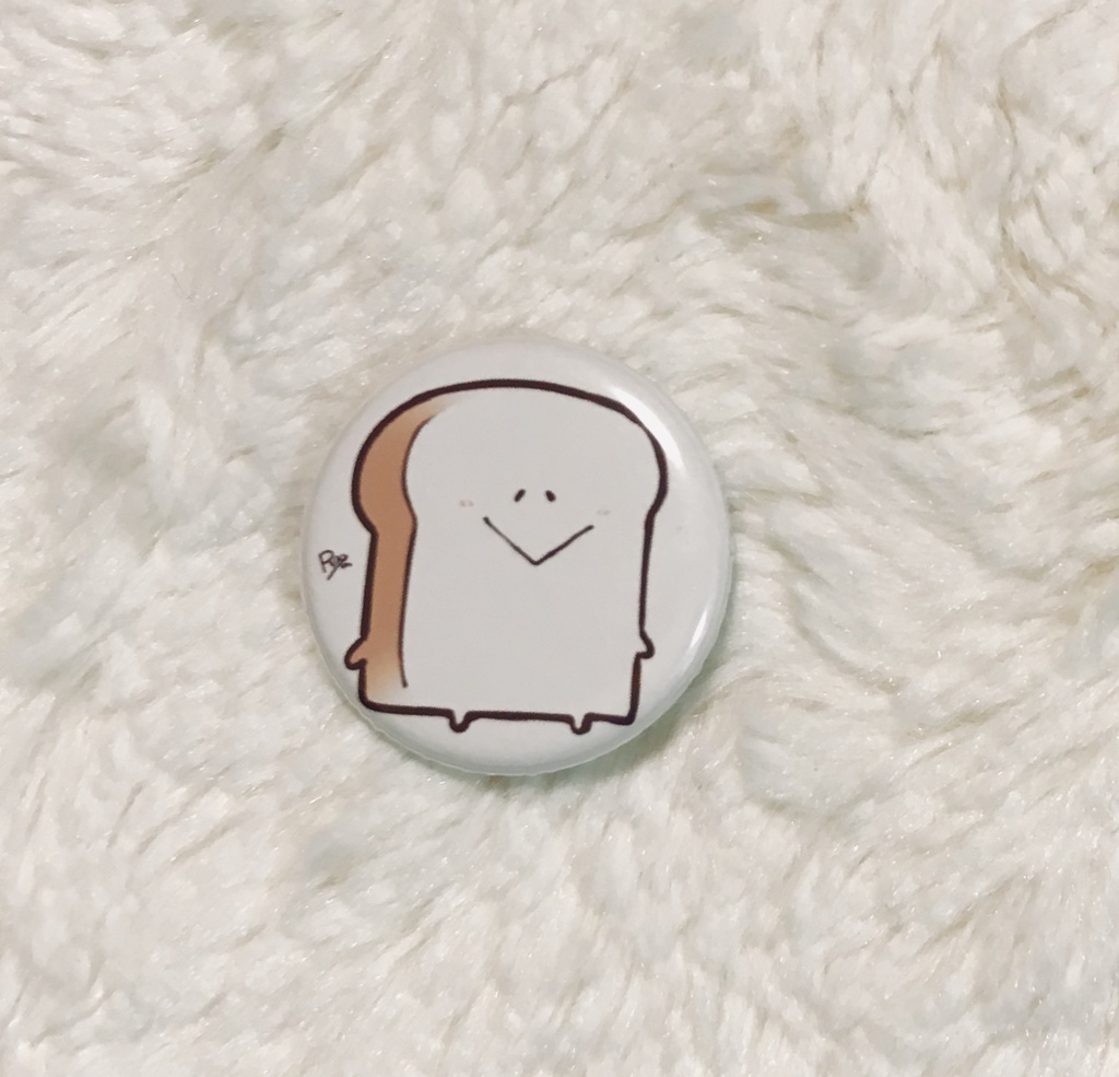パンの缶バッジ【32mm】