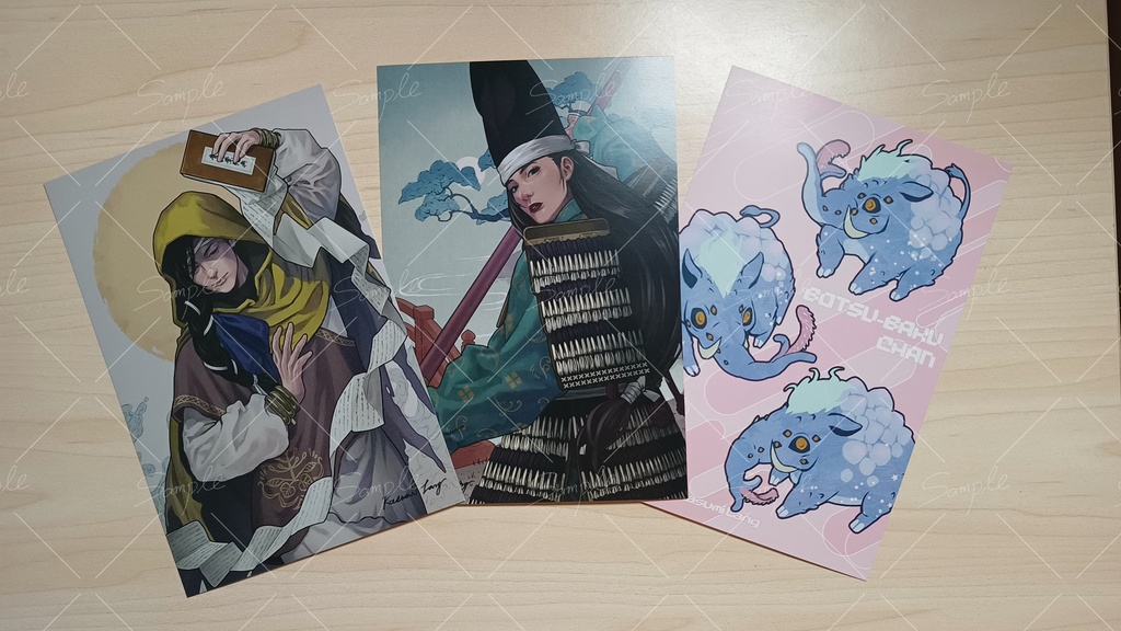 青朽葉経典ポストカードセット-Sutra of Pale Leaves postcard set-