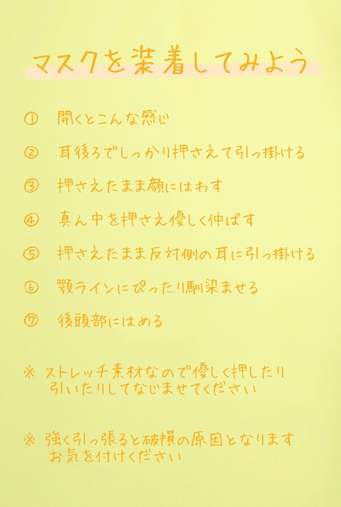 🆕ねんどろいどヘッド用 マスク