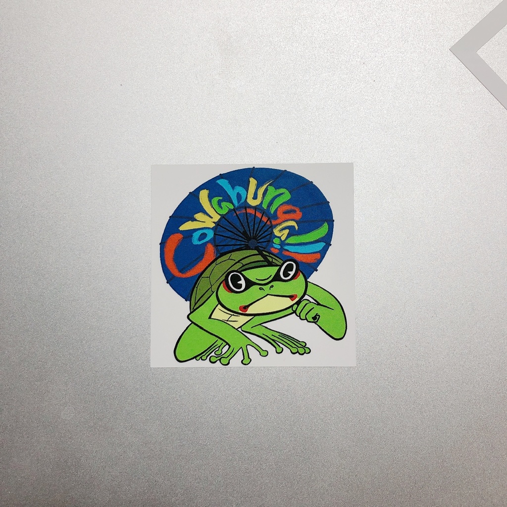 Cowabunga!!!ステッカー