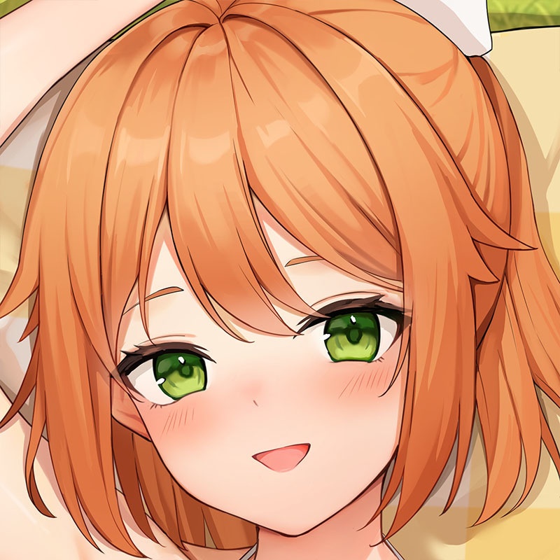 【非公式】【完全受注生産 ~2025.03.01】vtuber 花丸はれる 抱き枕カバー 私服&しろむくVer.