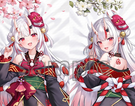 【非公式】【完全受注生産 ~2025.03.01】hololive ホロライブ 百鬼あやめ 抱き枕カバー