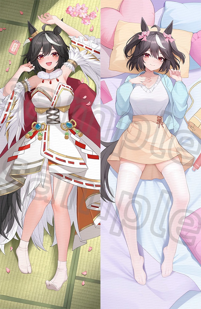 【非公式】 北部玄駒 キタサンブラック Kitasan Black 抱き枕カバー 【完全受注生産~2025/06/28】