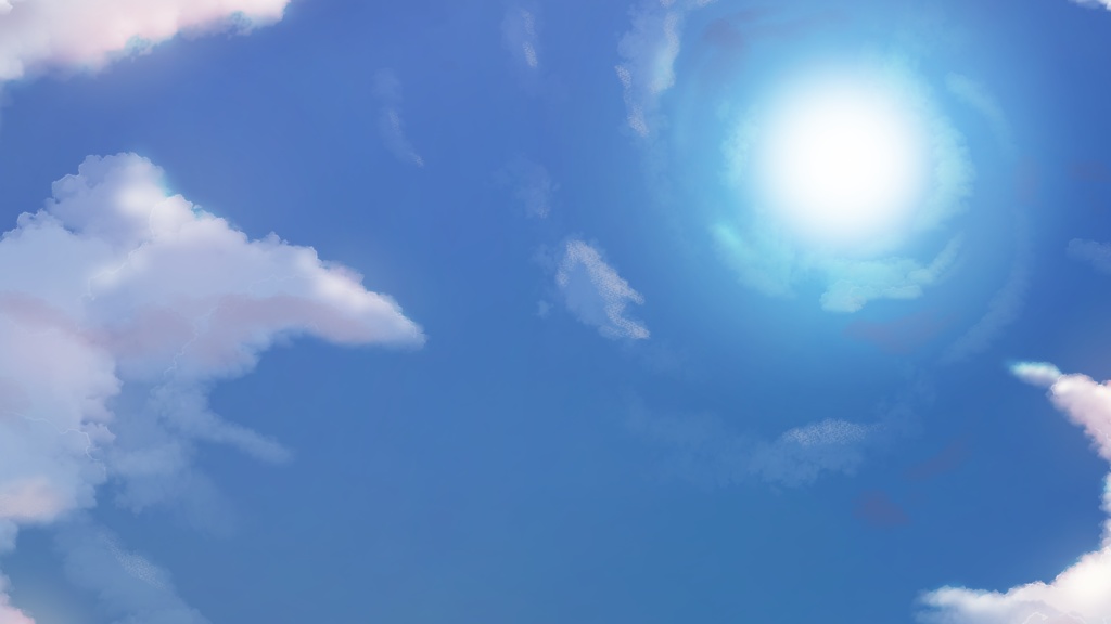 【無料素材】それっぽい空【16:9】