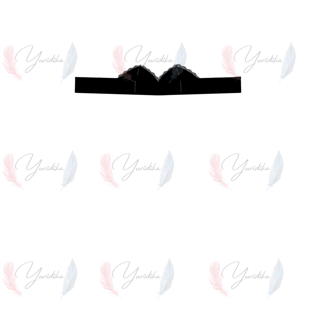 Strapless Black Lace Bra