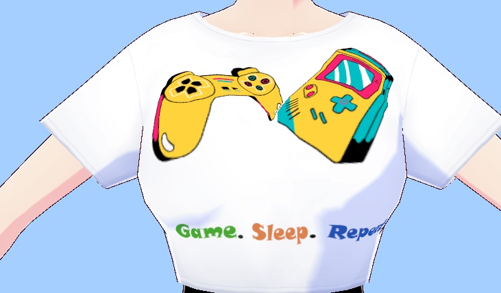 Game.Sleep.Repeat. Mini T-Shirt