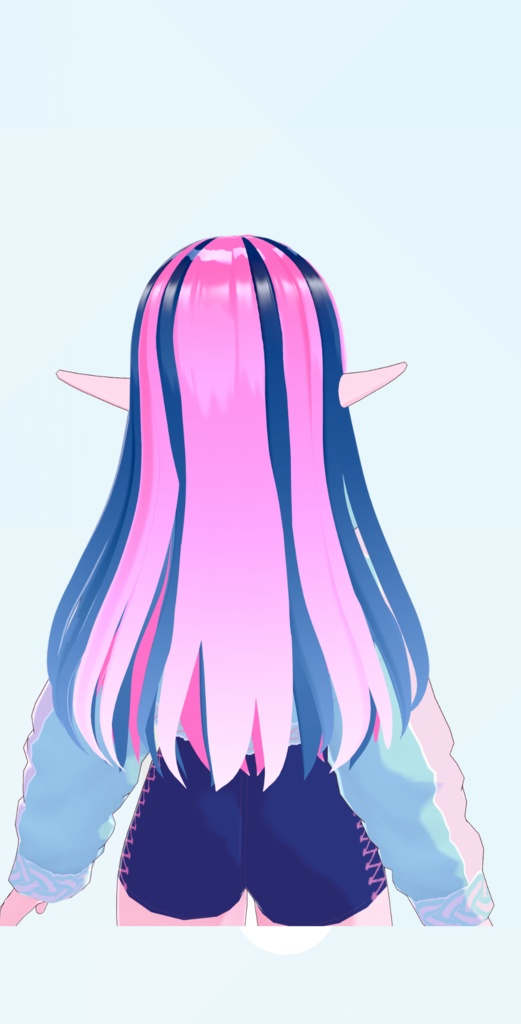 Blue-Pink Hair Preset and Texture Bundle