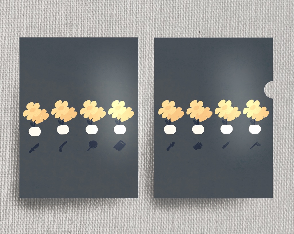 【きいろいはな】みんなのクリアファイル