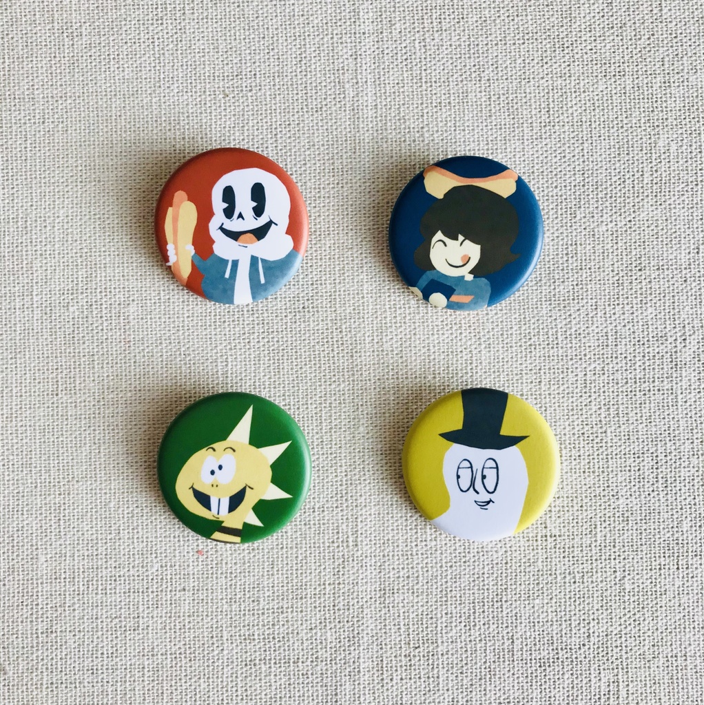 あのあれ缶バッジセット