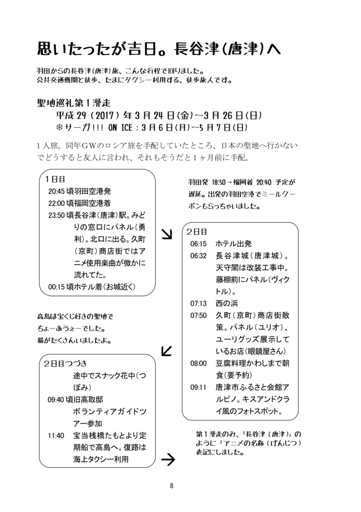 たのしいはせつあるき「からつ本1」
