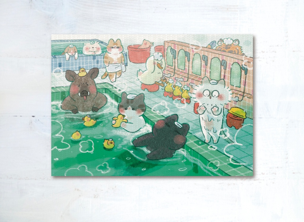 2月【ぬくぬく銭湯であったまるにゃよ！】