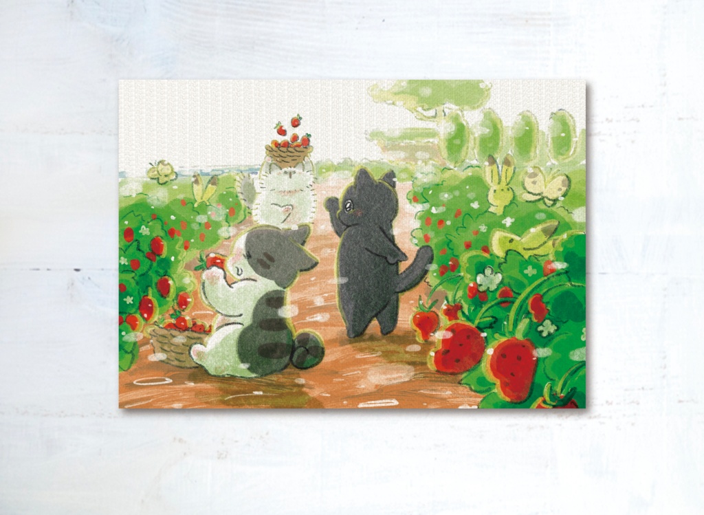 3月【いちご畑でお腹い〜っぱい食べるにゃよ！】