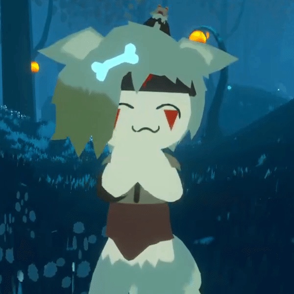 Wolfy Girl Chibi ウルフガールちび For VRCHAT (Quest compatible Avatar)