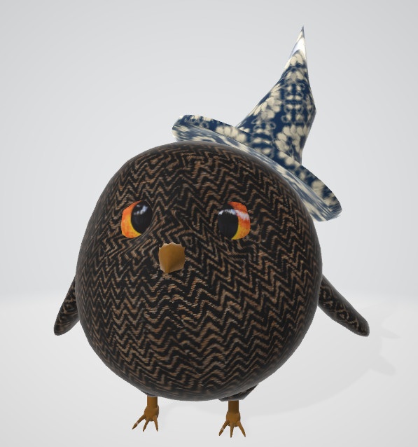 Owlie! Smol Witch Owl Plushie! PROP 小さな魔女のフクロウの装飾
