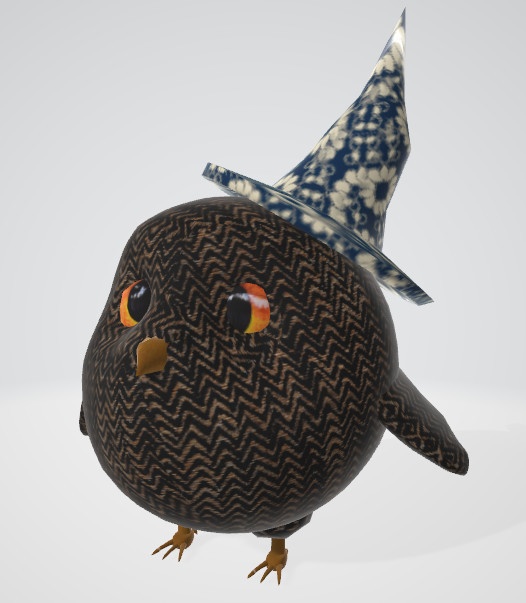 Owlie! Smol Witch Owl Plushie! PROP 小さな魔女のフクロウの装飾