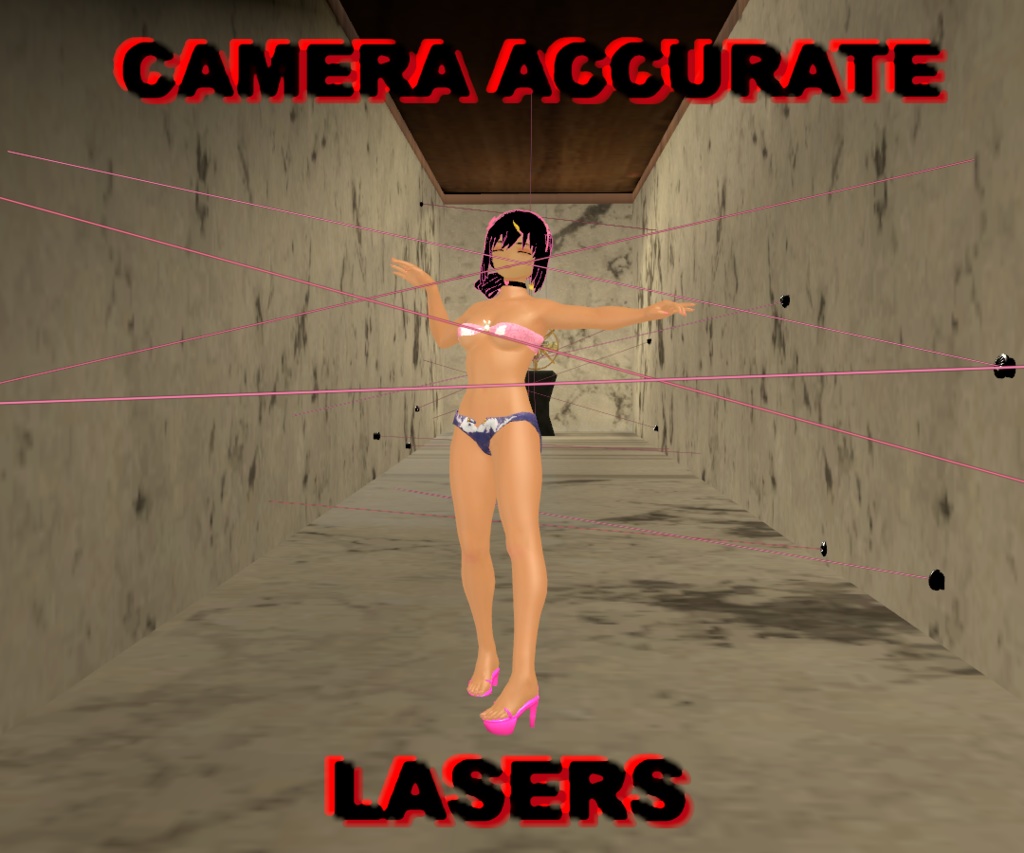 Camera Accurate Lasers VRChat UDON  カメラの正確なレーザー