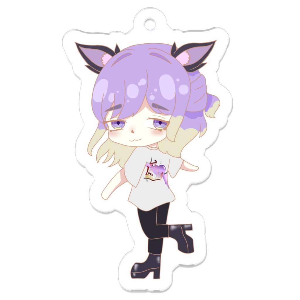 怠惰Tシャツ アクリルキーホルダー