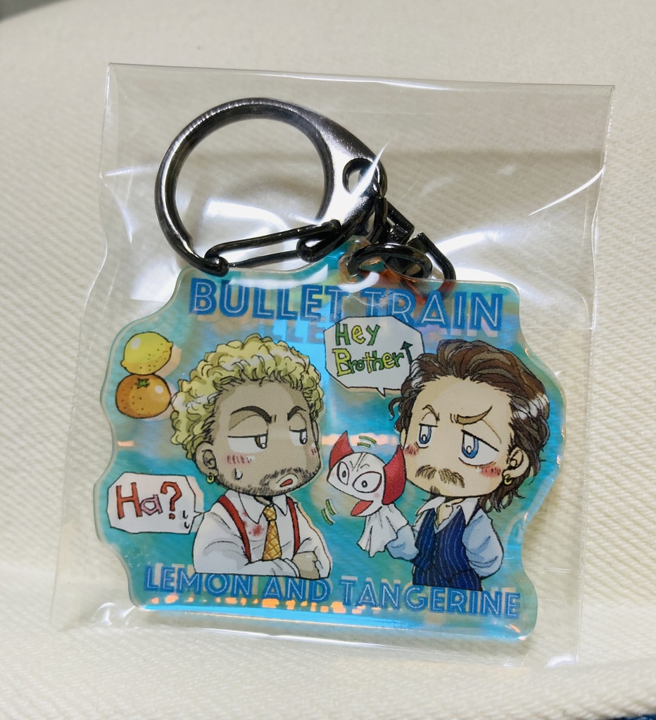 レモみか　 アクリルキーホルダー　ブルー