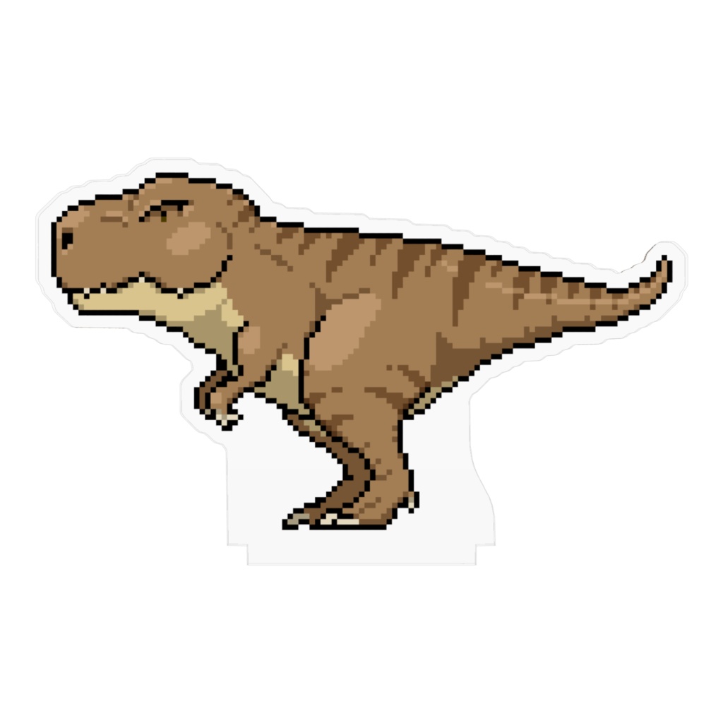 【恐竜ドット】ティラノサウルス【約1/80サイズ】