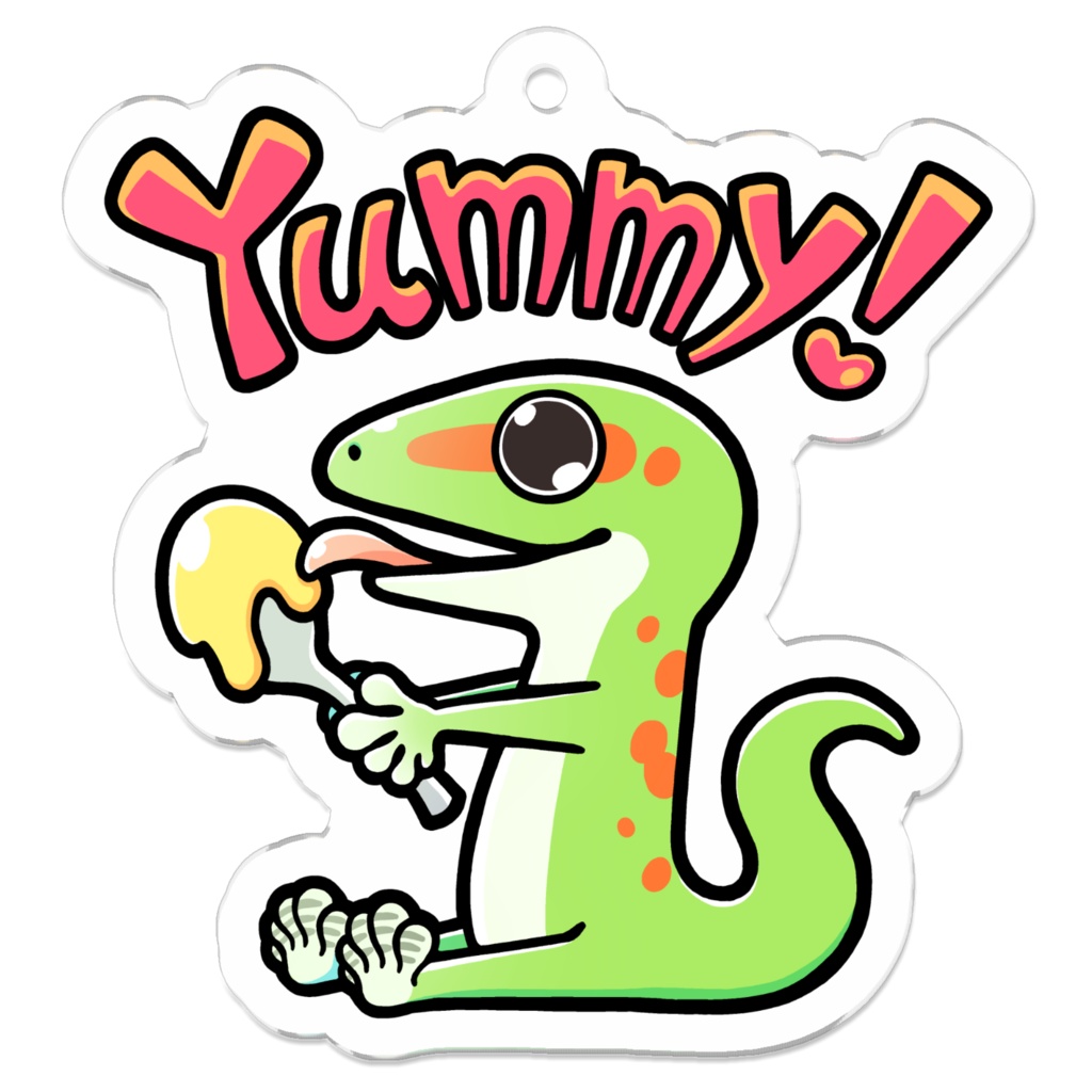 【アクキー】Yummy!ヒルヤモリ