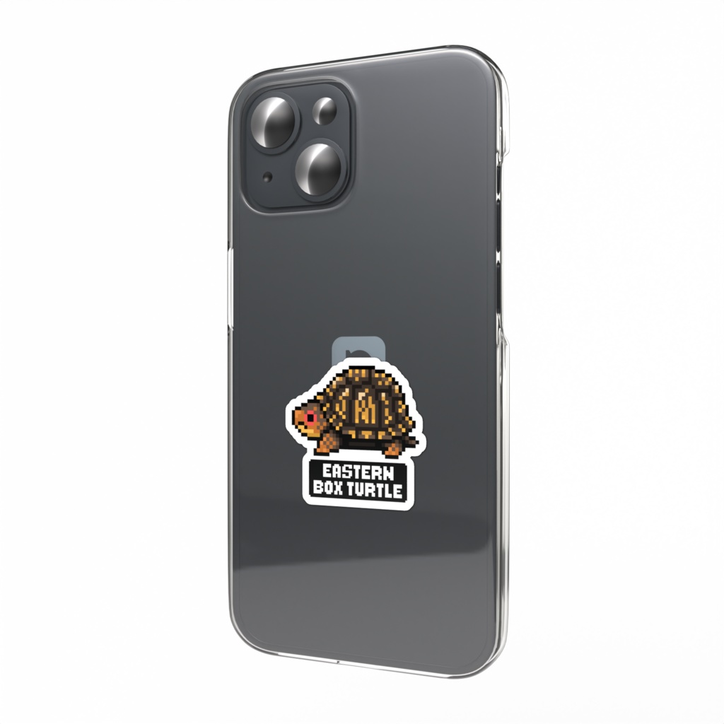 【はちゅドット】トウブハコガメ【ステッカー】