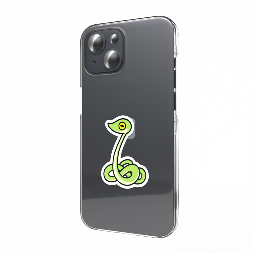 【スマホステッカー】ハナナガムチヘビ